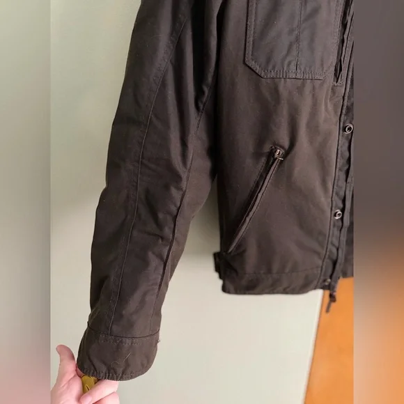 Iron & Resin Scrambler Jacket- Dark Olive Moto Jacket - Picture 3 of 11